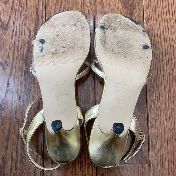 2 for $10 - Gold Dress Shoes By Annie, Size 8 - Picture 9 of 12